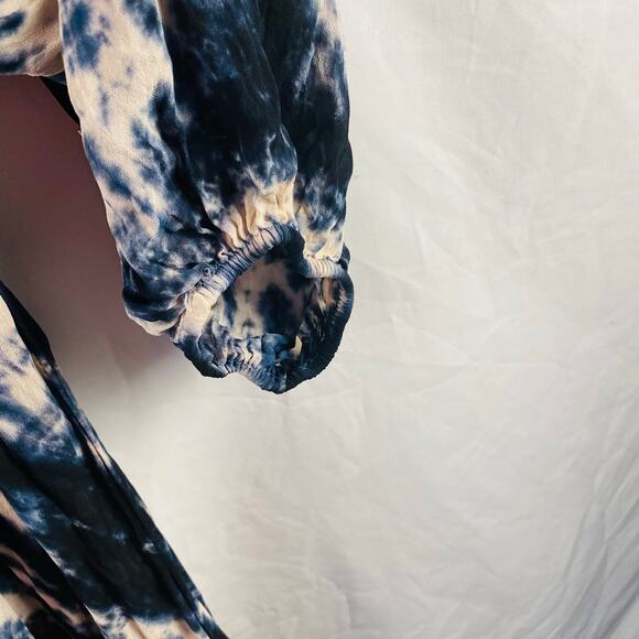 Young‎ Fabulous & Broke Sheer Tallia Tie Dye Oversized Maxi Dress Small - Picture 6 of 9